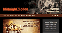 Desktop Screenshot of midnightrodeosanantonio.com