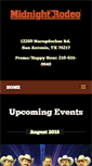 Mobile Screenshot of midnightrodeosanantonio.com